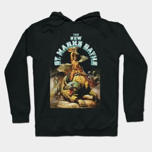 St Marks Vintage Retro Baths Gay LGBT Fantasy Scifi Hoodie